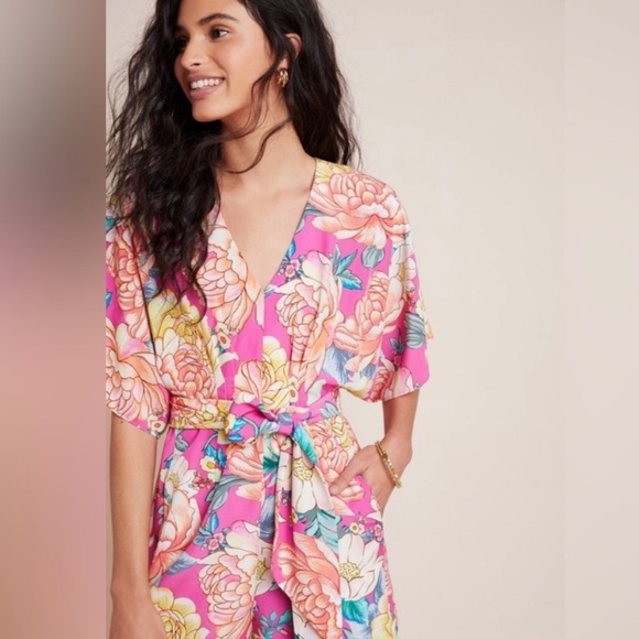 Selling the Farm Rio Eulalie Wide-Leg Jumpsuit, size XS. - Picture 2 of 6